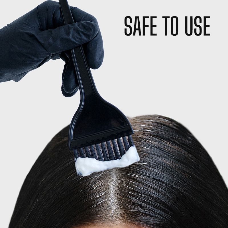 【BUY 1 GET 1 FREE】Damage-Free Semi-Permanent Hair Color Dye Set(Tea grey)-8