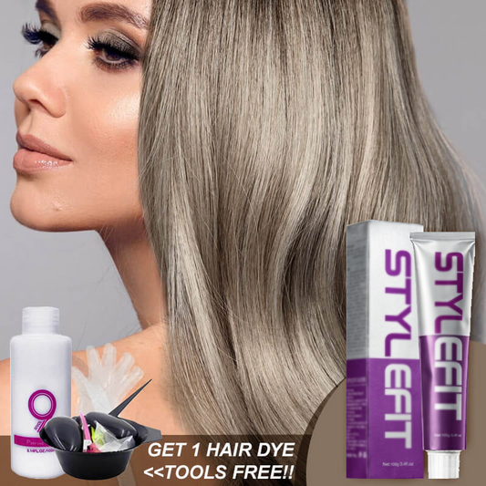 [Milk Tea Brown&Blonde]Semi Permanent Hair Color Long-Lasting High-Definition With 100% Dark Coverage