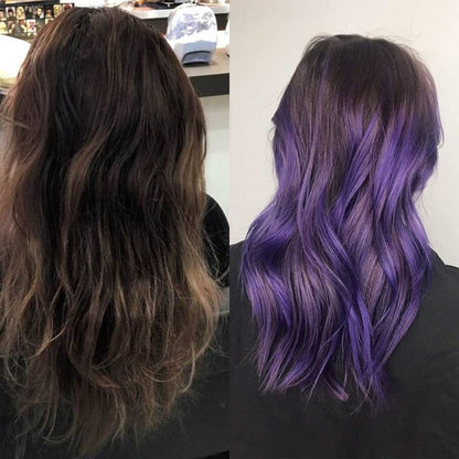 【BUY 1 GET 1 FREE】Damage-Free Semi-Permanent Hair Color Dye Set（Summer purple）-7