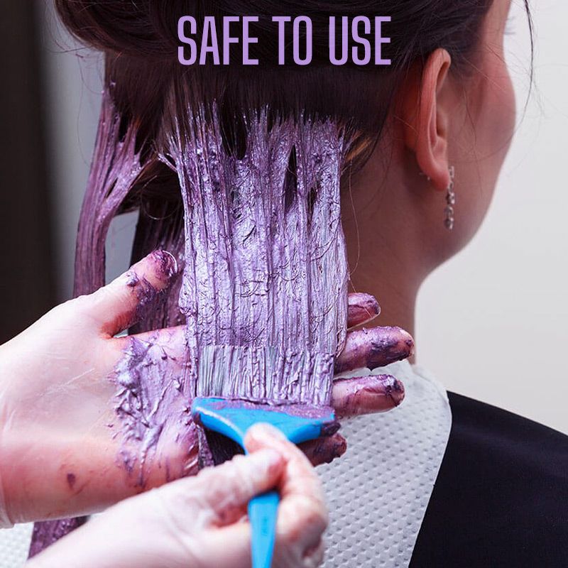 【BUY 1 GET 1 FREE】Damage-Free Semi-Permanent Hair Color Dye Set（Summer purple）-8