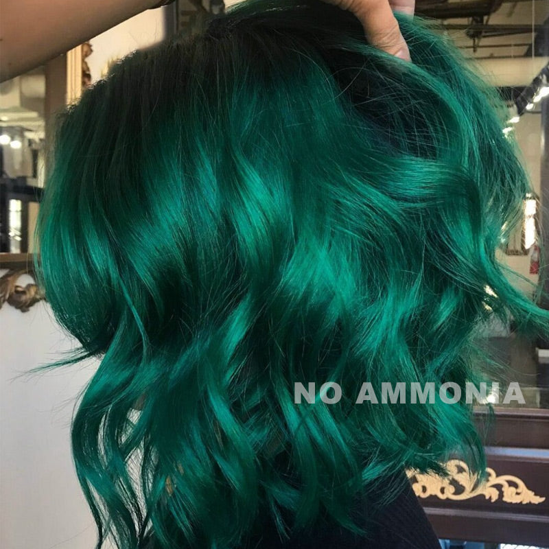 【BUY 1 GET 1 FREE】Damage-Free Semi-Permanent Hair Color Dye Set（Forest green）-3
