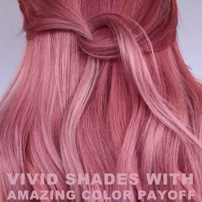 【BUY 1 GET 1 FREE】Damage-Free Semi-Permanent Hair Color Dye Set（Grapefruit pink）-4