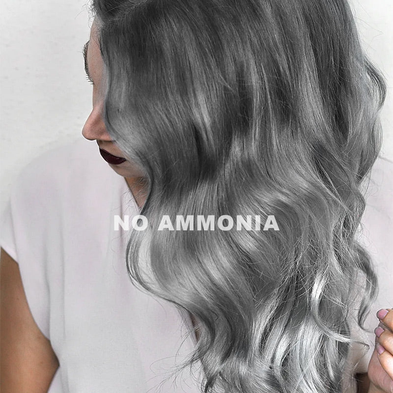 【BUY 1 GET 1 FREE】Damage-Free Semi-Permanent Hair Color Dye Set（Champagne grey）-4